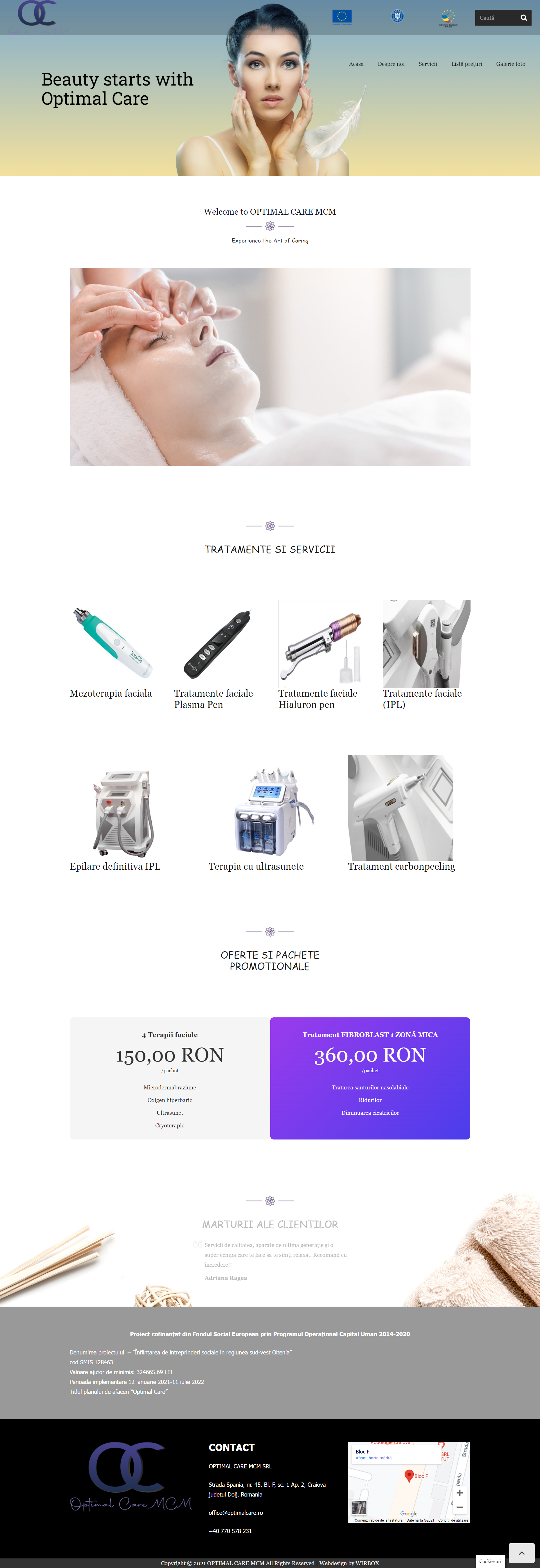 Preview proiect OPTIMAL CARE MCM SRL